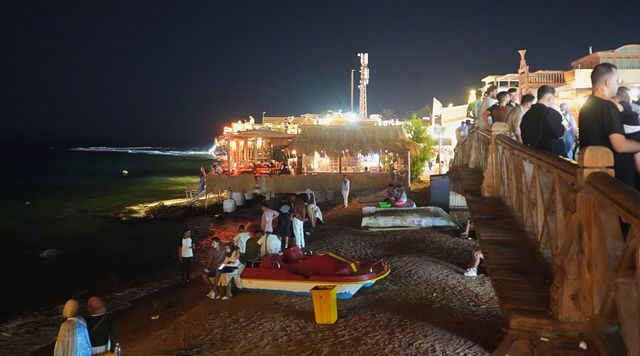 Seafront by Night
